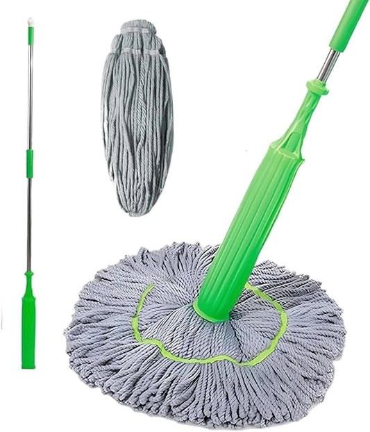 2 in 1 Dehydrated Floor Cleaning Mop | Self-Wringing Floor | 360 Rotatable Adjustable Cleaning Mops