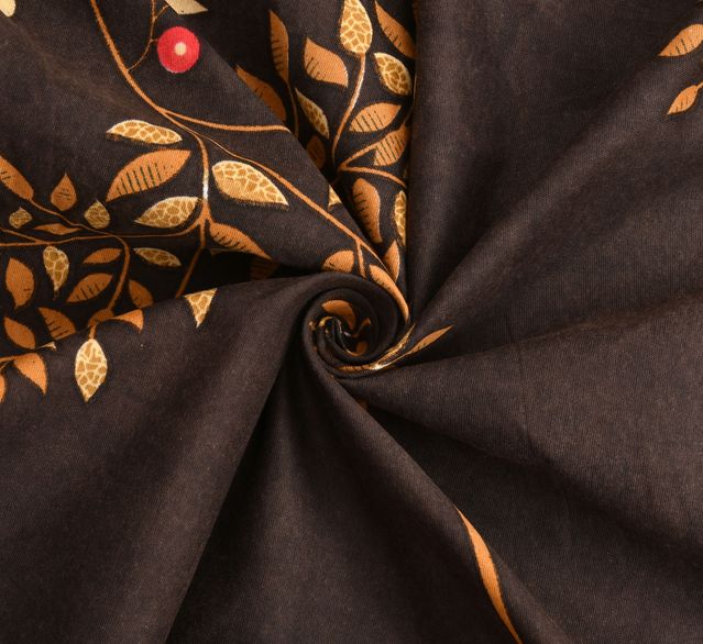 Premium MICROFIBER ELASTIC FITTED DOUBLE BEDSHEET WITH TWO PILLOW COVERS (70X76X6 Inches)